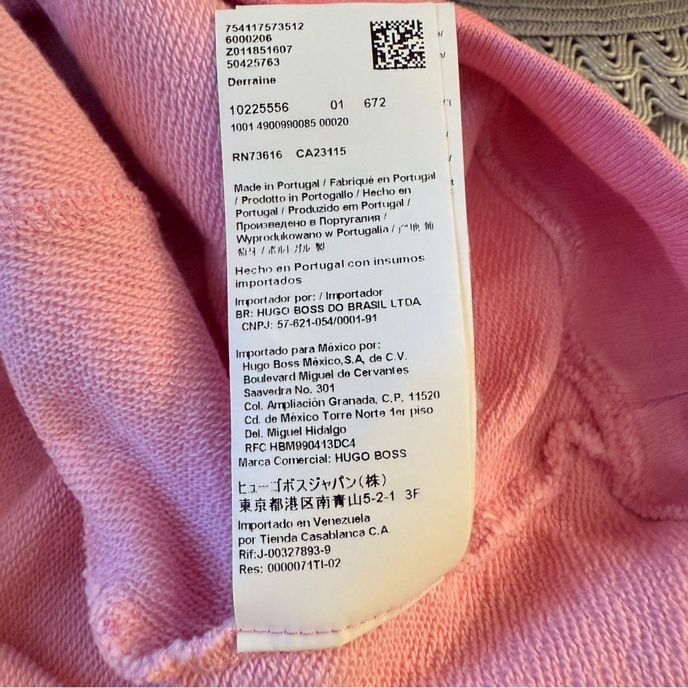 HUGO BOSS Hugo Unisex Pink Derraine Hoodie – Size Small Oversized fit Streetwear - Picture 6 of 14